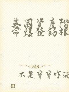 英国资产阶级革命爆发的根本原因是