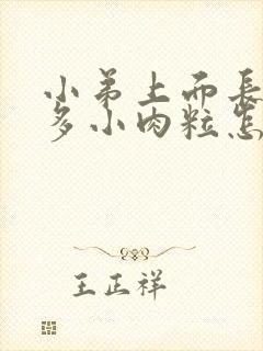 小弟上面长了很多小肉粒怎么回事