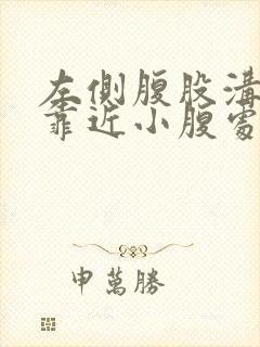 左侧腹股沟上部靠近小腹处疼痛