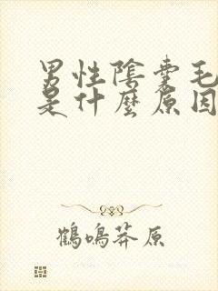 男性阴囊毛发痒是什么原因引起的