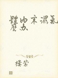 体内寒湿气重怎么办