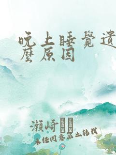 晚上睡觉遗尿什么原因