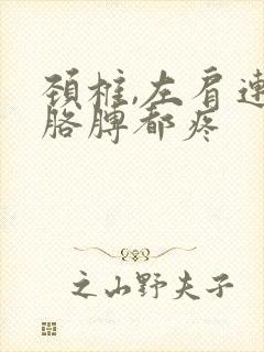 颈椎,左肩连带胳膊都疼