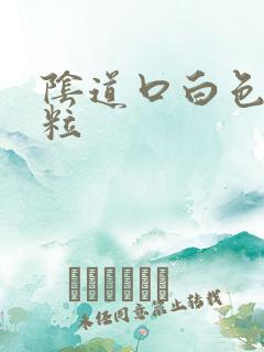 阴道口白色小颗粒