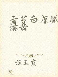 舌苔白厚腻中有沟齿