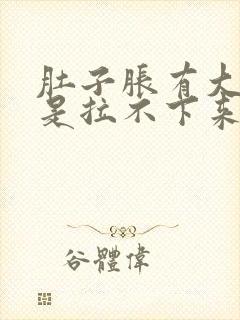 肚子胀有大便就是拉不下来怎么办