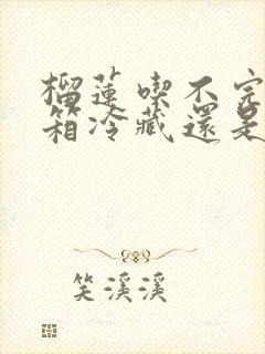 榴莲吃不完放冰箱冷藏还是冷冻