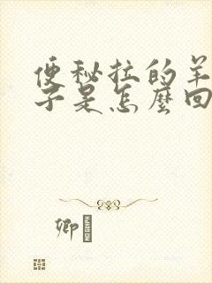 便秘拉的羊屎蛋子是怎么回事