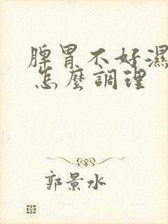 脾胃不好湿气重 怎么调理