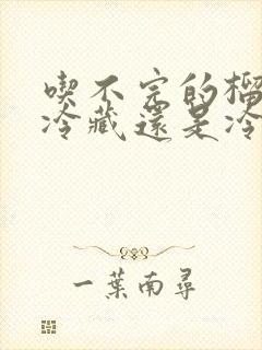 吃不完的榴莲放冷藏还是冷冻