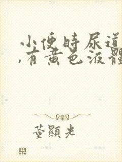 小便时尿道刺痛,有黄色液体