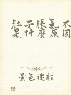 肚子胀气不舒服是什么原因