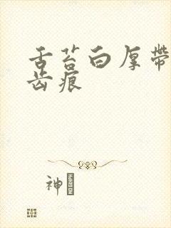 舌苔白厚带腻有齿痕