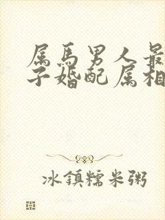 属马男人最佳妻子婚配属相