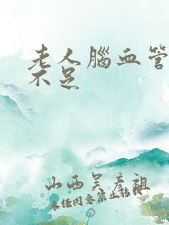 老人脑血管供血不足