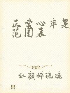 正常心率是多少范围表