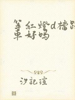 等红灯d档踩刹车好吗