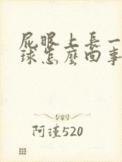 屁眼上长一个肉球怎么回事