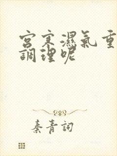 宫寒湿气重怎么调理呢