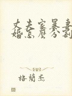 丈夫家暴妻子离婚怎么分割财产