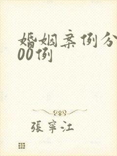 婚姻案例分析100例