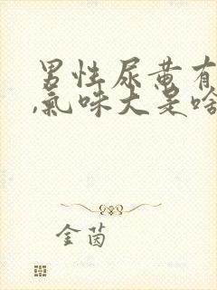 男性尿黄有泡沫,气味大是啥原因