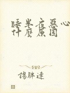 睡半夜恶心想吐什么原因