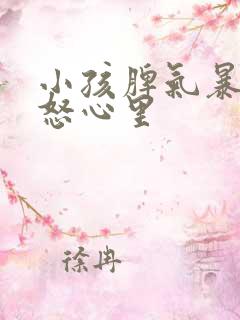 小孩脾气暴躁易怒心里