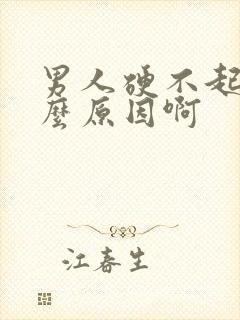 男人硬不起来什么原因啊