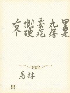 右侧睾丸里面有个硬疙瘩是怎么回事