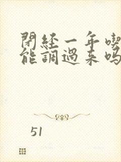 闭经一年吃中药能调过来吗