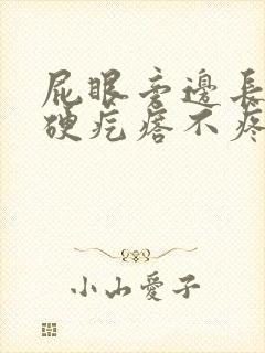 屁眼旁边长一个硬疙瘩不疼