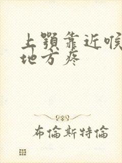 上颚靠近喉咙的地方疼