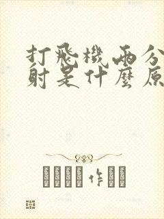 打飞机两分钟就射是什么原因