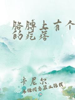 胳膊上有个硬硬的疙瘩