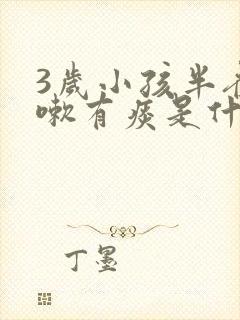 3岁小孩半夜咳嗽有痰是什么原因