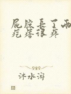 屁股长了两个硬疙瘩很疼