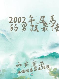 2002年属马的男孩最佳婚配