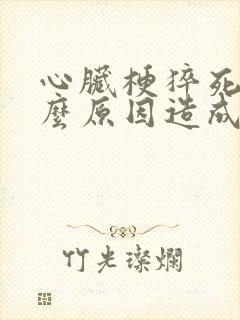 心脏梗猝死是什么原因造成的