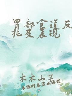 胃部食道反流征兆及表现