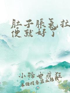 肚子胀气拉完大便就好了