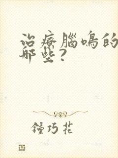 治疗脑鸣的药有哪些?