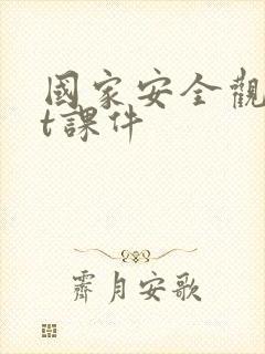 国家安全观ppt课件