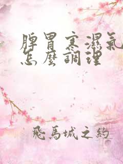 脾胃寒湿气太重怎么调理