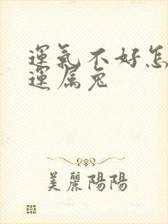 运气不好怎么转运属兔