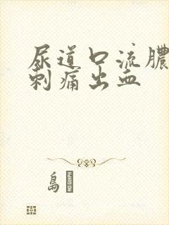 尿道口流脓小便刺痛出血