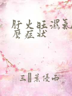 肝火旺湿气重什么症状