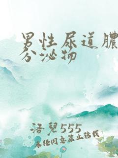 男性尿道脓状分分泌物