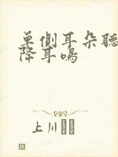 单侧耳朵听力下降耳鸣