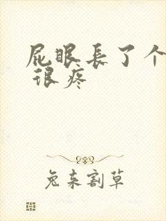 屁眼长了个疙瘩 很疼